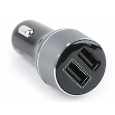USB Car Charger Gembird EG-U2QC3-CAR-01 Black